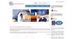 Desktop Screenshot of jarfinternational.com